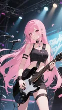 ピンク髪娘💕スーパースターへの一歩❤️