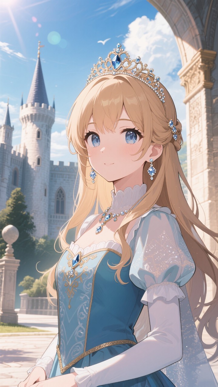 お城のお姫様