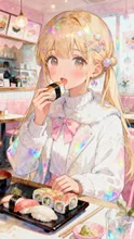 お寿司🍣✨ — ももきゅ。さんのAIイラスト
