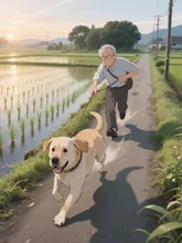 元気な爺ちゃん