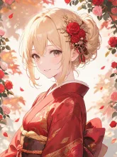 着物で秋🍂