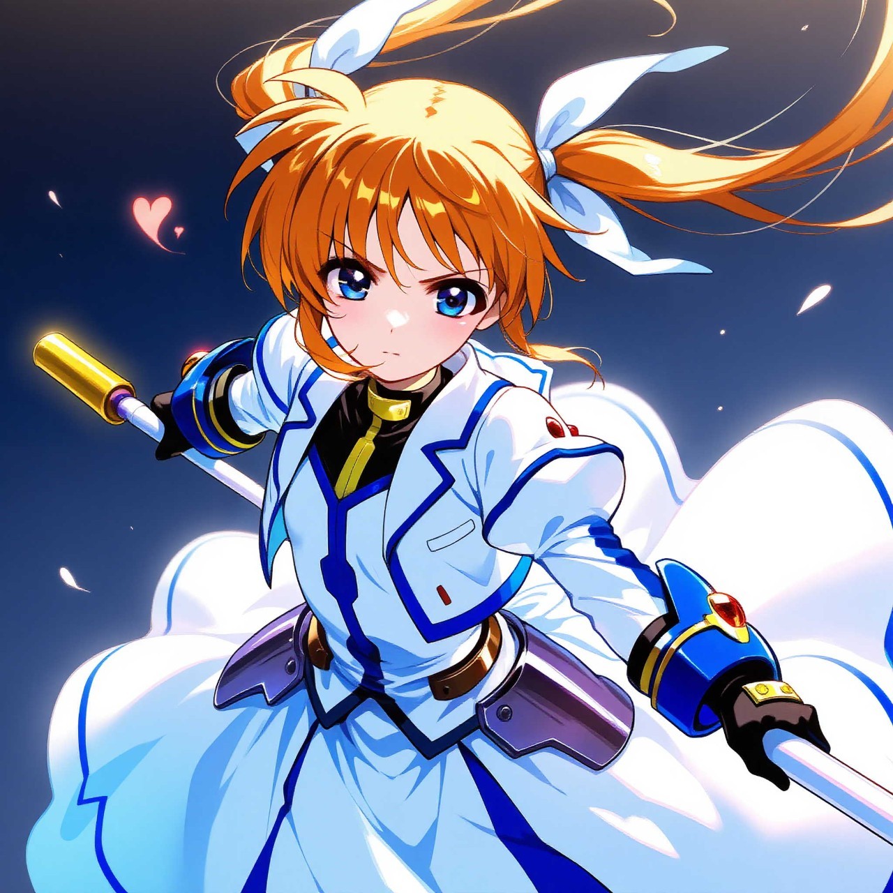 リリカルなのはレイジングハートを構えるなのは❣️💫💗 - SUPPART