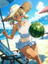 エリーとスイカ