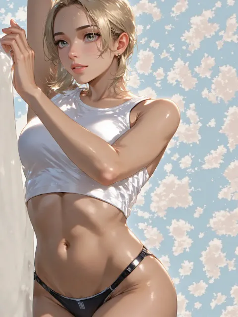 Anime Semi-Real Illust