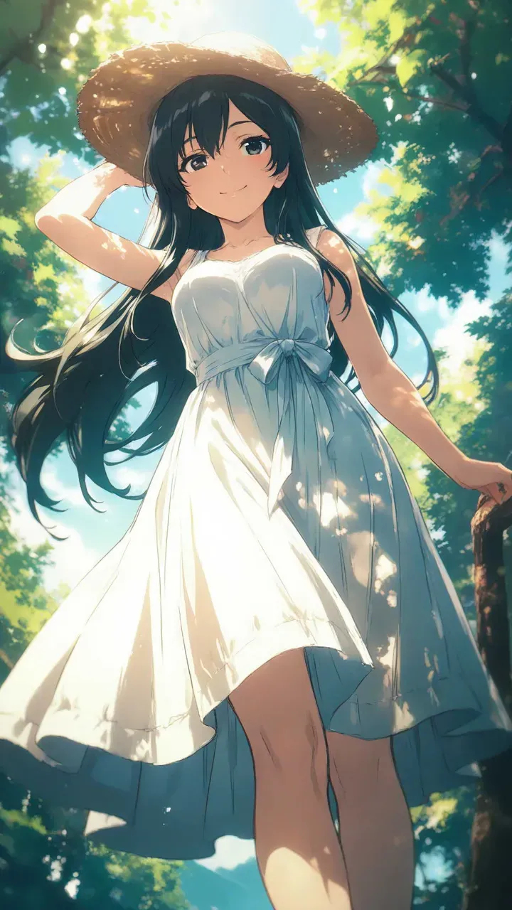 木漏れ日の並木道