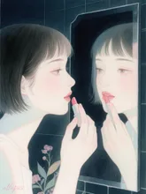 紅 — alfapicsさんのAIイラスト