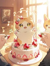 デコレーションガード猫