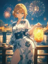 天神祭の宵·提灯ゆれる、浪花の夜 の投稿作品