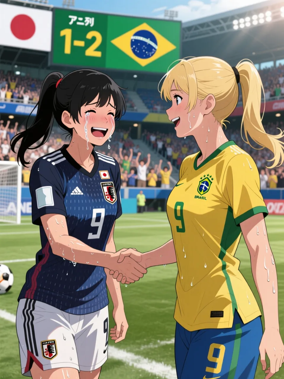日本vsブラジル — 衛宮士郎さんのAIイラスト