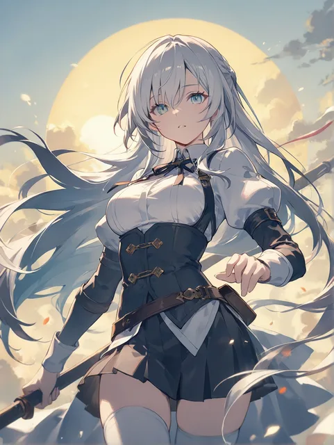 幻月の再光, 女の子, 可愛い - 画像生成チャレンジ
