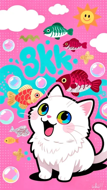 白猫のシロちゃん🐟