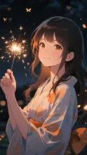 線香花火の夜·チャレンジ の投稿作品