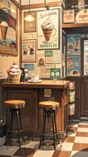 喫茶店 — RIZEさんのAIイラスト