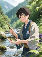 鮎ちゃうな笑
