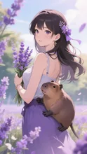 ラベンダーの香りにつれられて