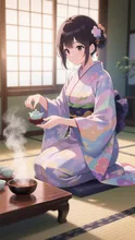 静寂の茶室　一服の美