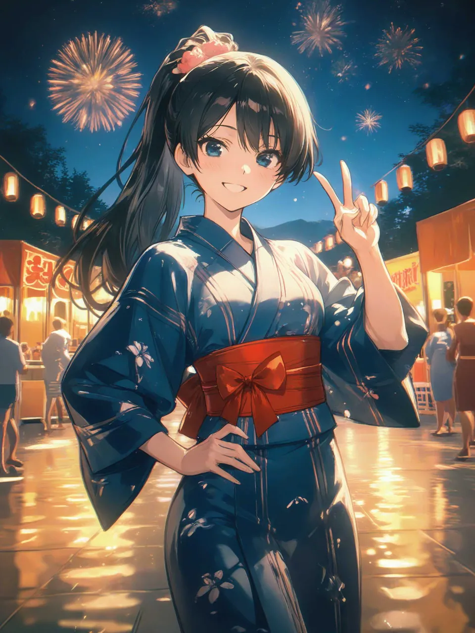 浴衣美少女 — 衛宮士郎さんのAIイラスト