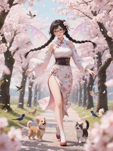 「穂蔵 灯子(ほのぐら とうこ)」桜の仙女風