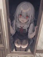 お化け屋敷怖すぎて泣いてます