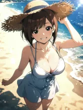 「えへへ…かわいい？」