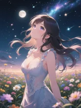 星を見上げる夜·チャレンジ の投稿作品