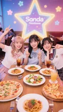 中学の時に一緒だった3人がファミレスに行ったよ💕先生も来た😁