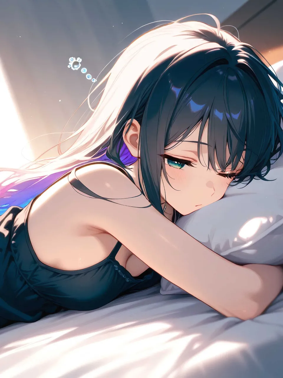 もう、朝…(つд⊂)ネムイ…