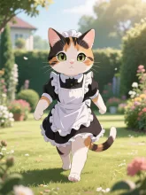 ご主人、お帰りなさいませにゃん🐱