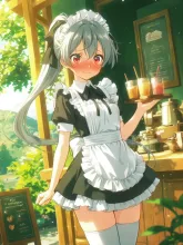 初夏のメイドカフェ·ようこそメイドカフェへ の投稿作品