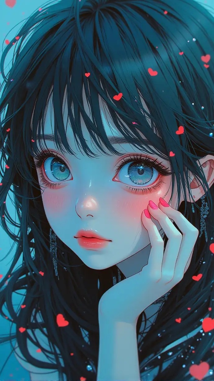 見つめてほしい — AQUAさんのAIイラスト