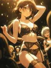 「あたし達の歌声を聞け〜❤️🔥」 — ランジェリー・ネグリジェのAIイラスト|SUPPART