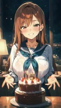 🎖️ありがと❤️ — しろいぬ🐶さんのAIイラスト