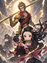Sun Wukong and Nezuko Kamado