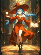 は～い、図書館内で魔法は使わないでくださ〜い