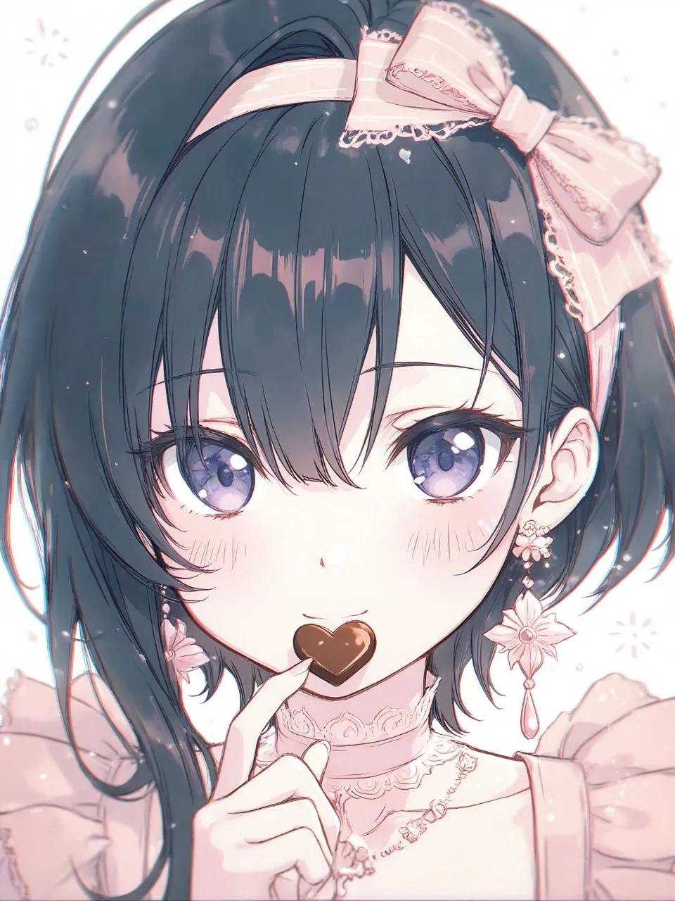 ハートのお菓子食べる？