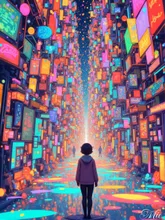 続くこの世界 — mieさんのAIイラスト