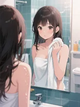 湯上がりすっぴん肌♨