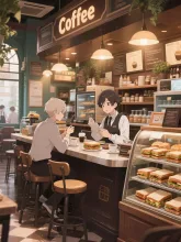 昼下がりの喫茶店