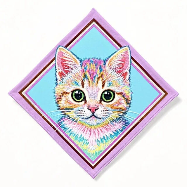 子猫バンダナ