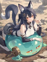 画像生成チャレンジ·スライム幻想 の投稿作品