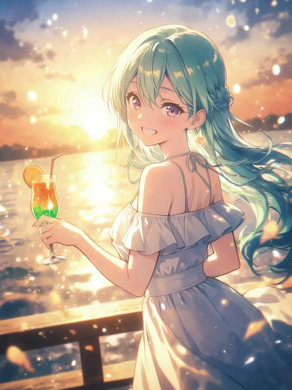 🧡💛💚💜🍹