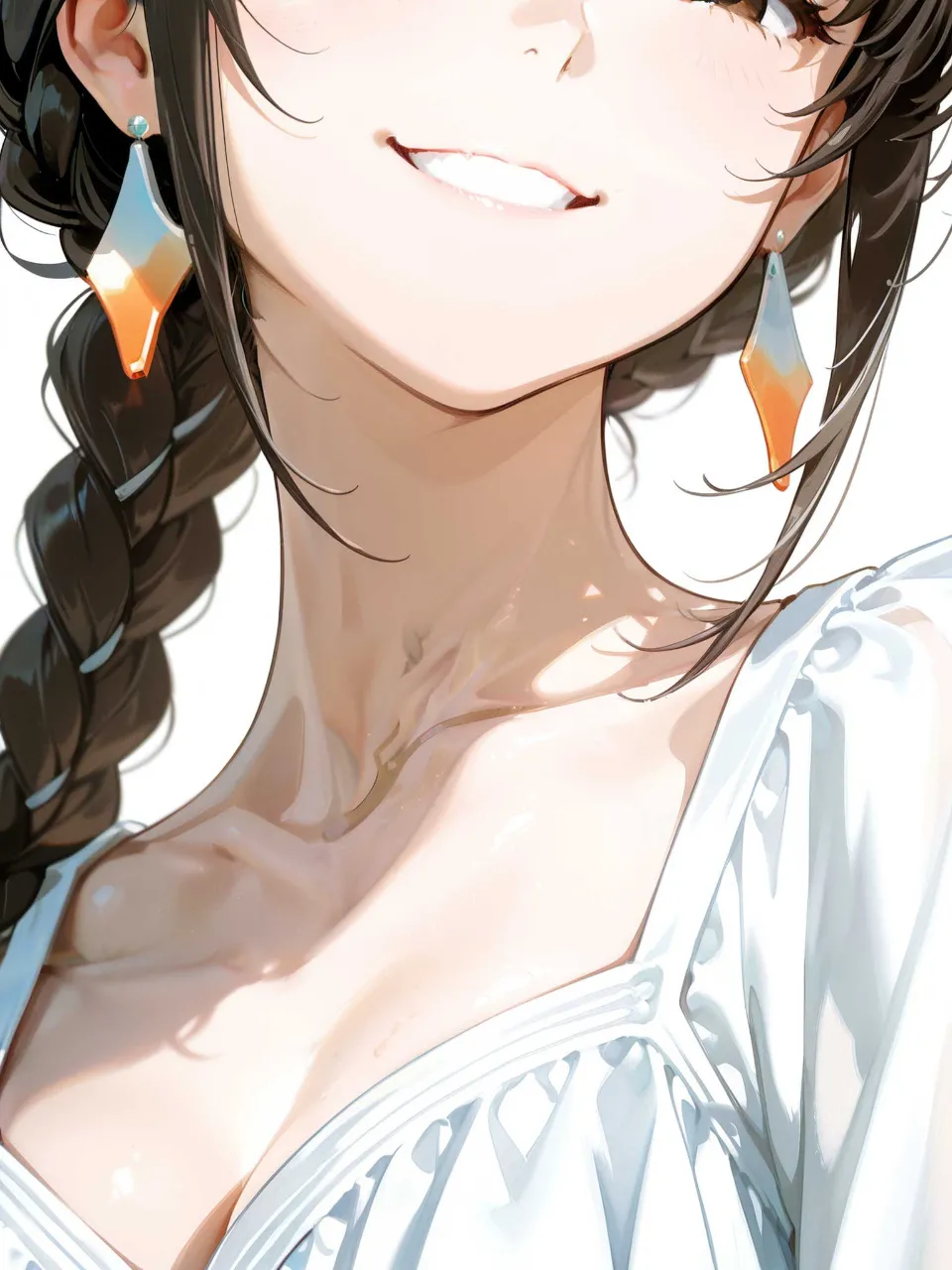 三つ編みの女性 — ユウさんのAIイラスト