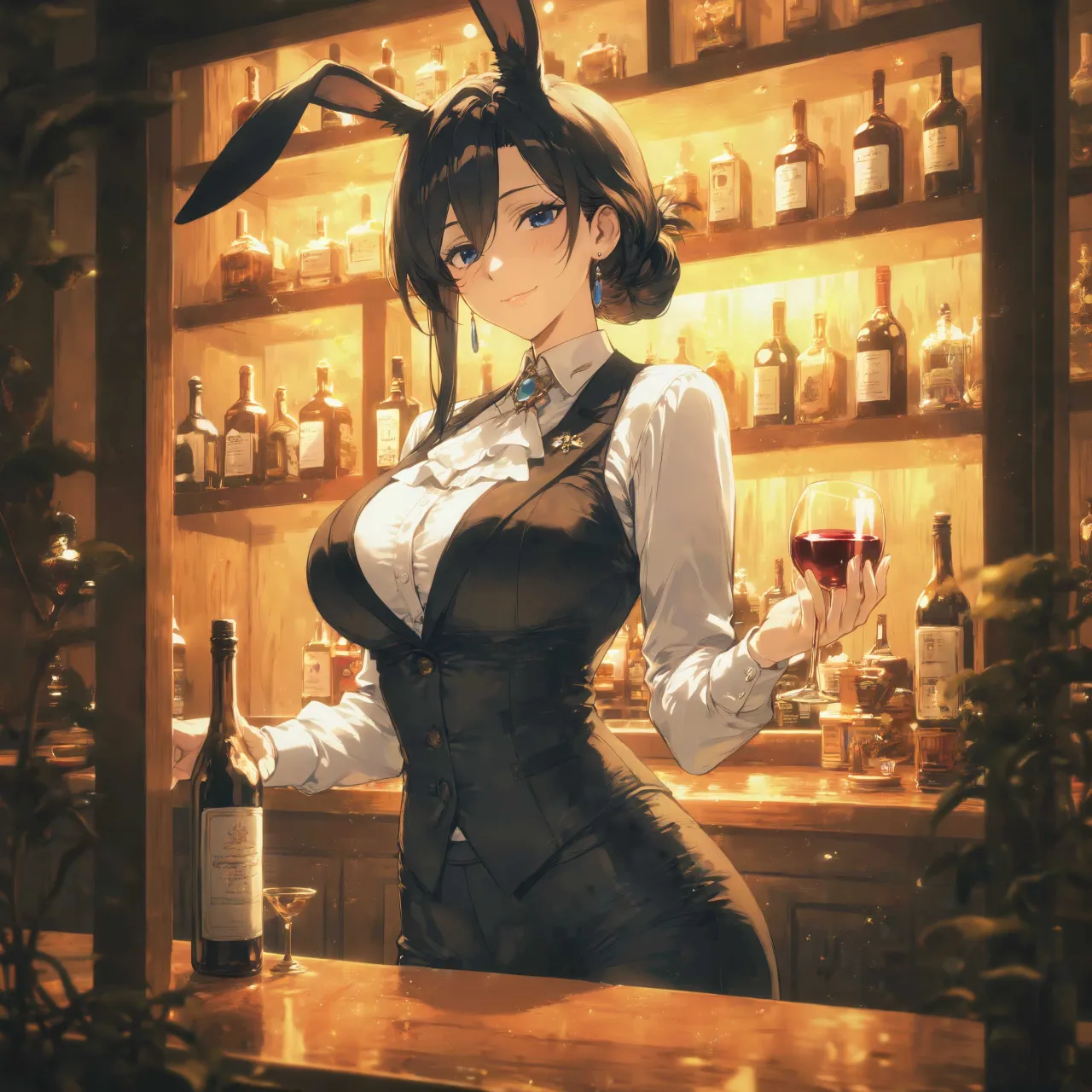 琥珀の夜に、ひとしずく