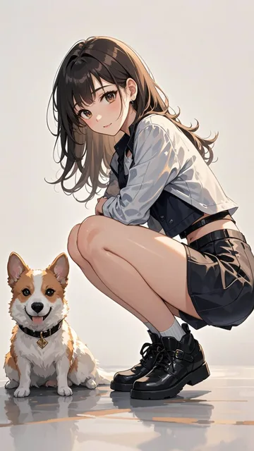 散歩中