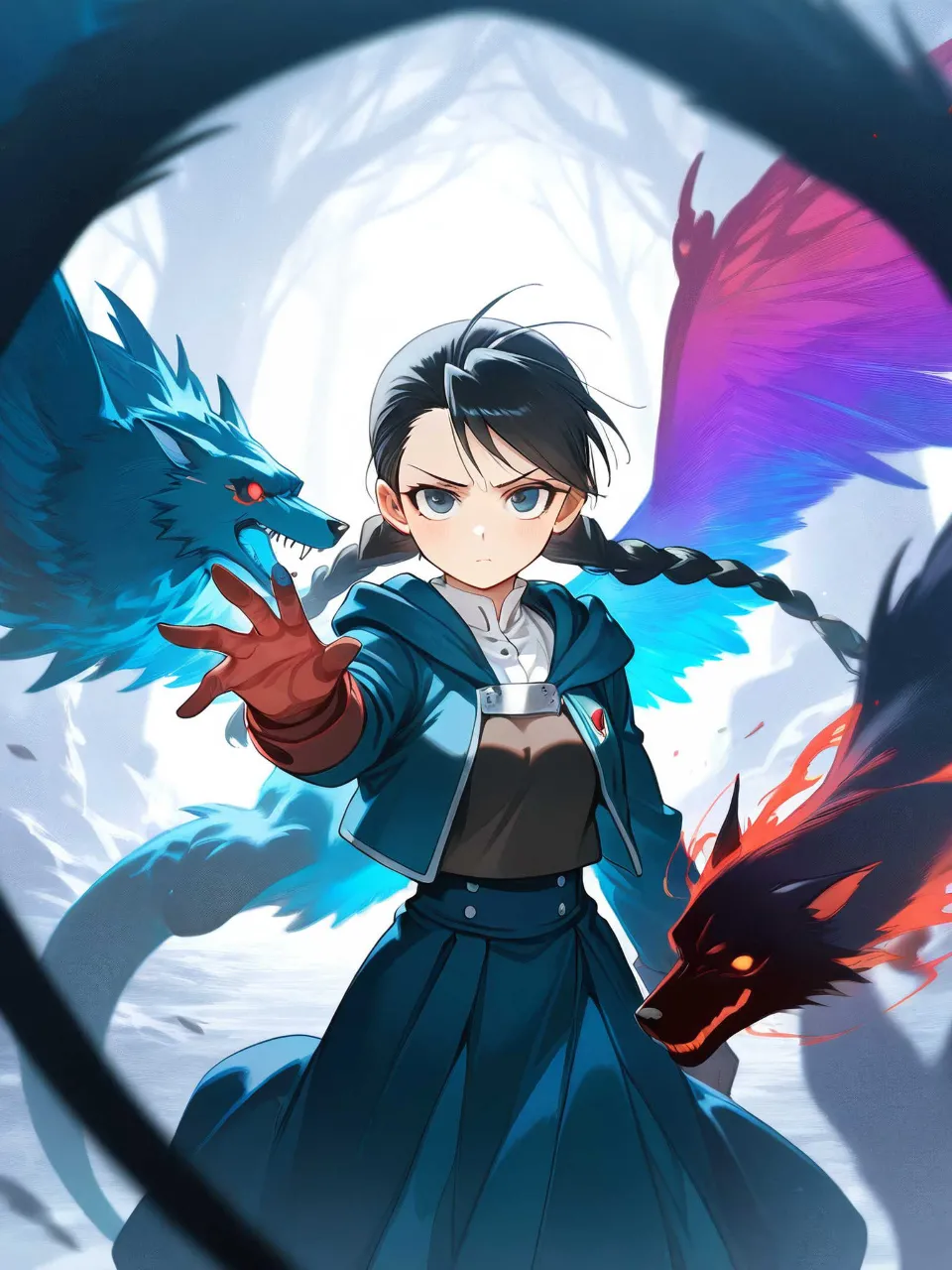 「魔獣ケルベロス召喚 ‼︎ 」 — JairoさんのAIイラスト