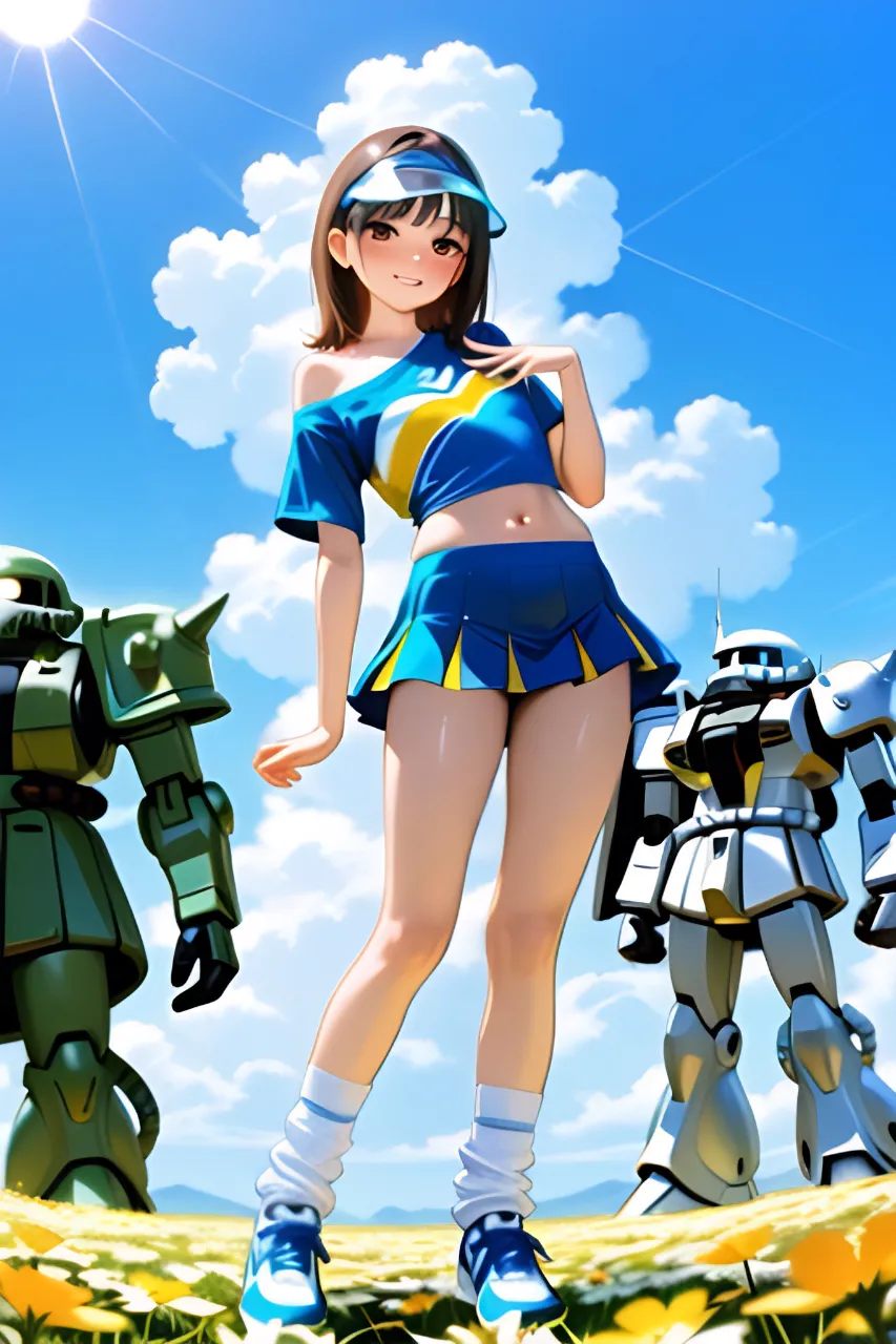 今日を頑張ってる人も、今日は頑張ってない人も、みんなまとめて応援したい、ザクとチアガール！…茶