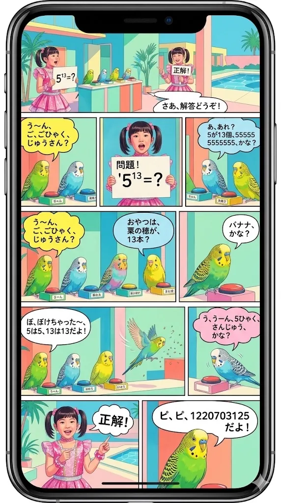 513 セキセイインコ — ありおんもごり🍎🍏さんのAIイラスト