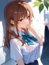 夕立に濡れた彼女②