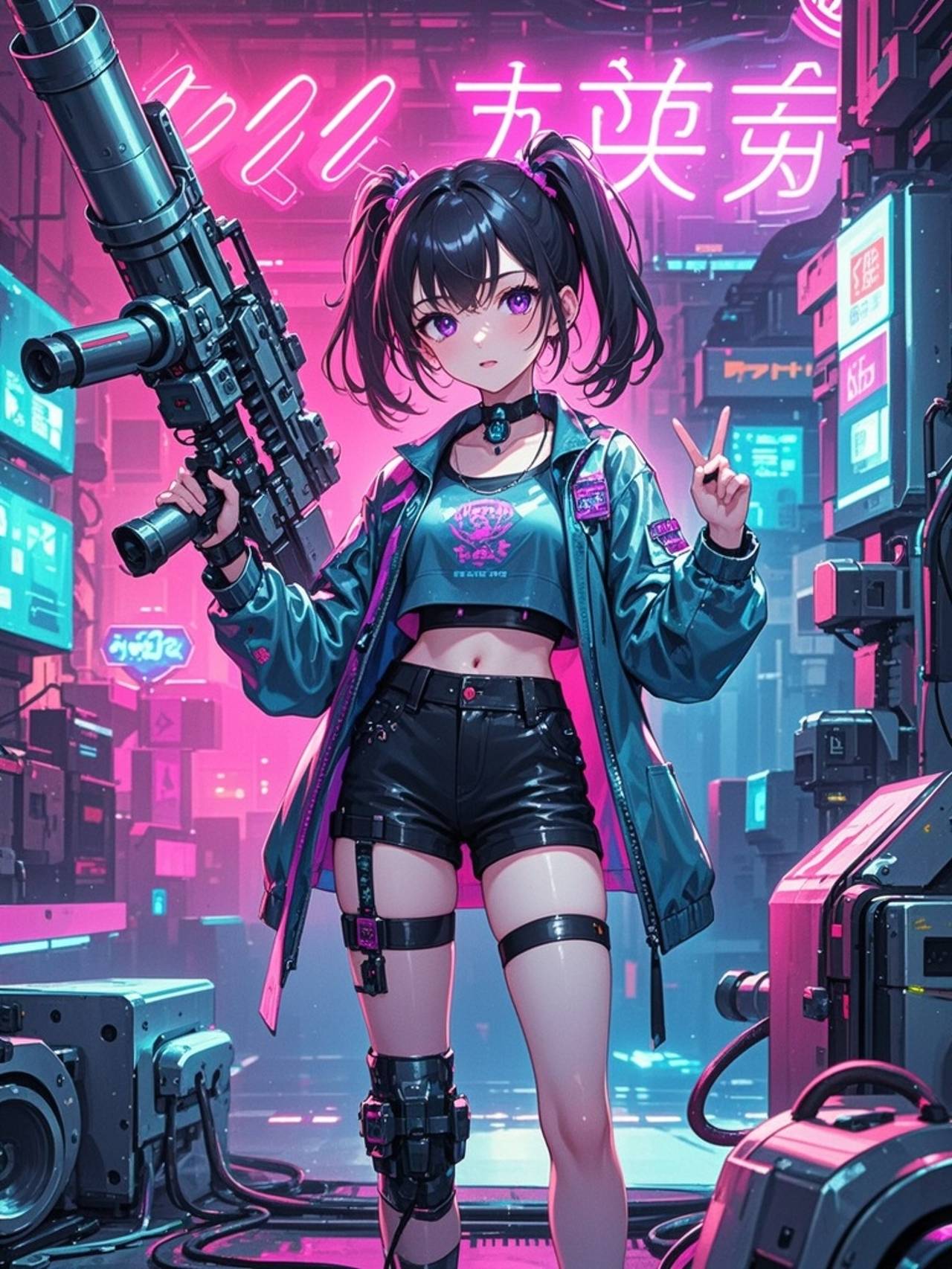 Heavy artillery girl — 詩☕さんのAIイラスト