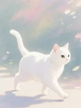 画像生成チャレンジ·白猫のシロちゃん の投稿作品